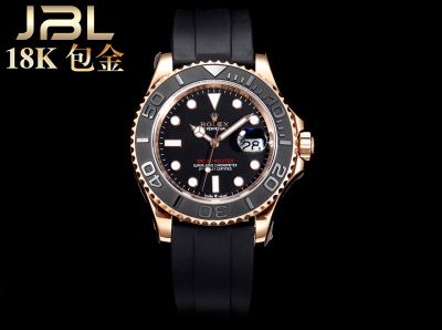 ROLEX Yacht Master Replica with Black Dial 2836 Automatic Movement 40MM Black Watch
